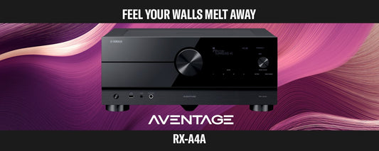 RX-A4ABL Yamaha AVENTAGE 7.2-channel AV Receiver with 8K HDMI and MusicCast, Black