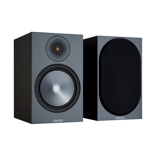 Monitor Audio Bronze 100 Bookshelf Speaker, Black (pair)