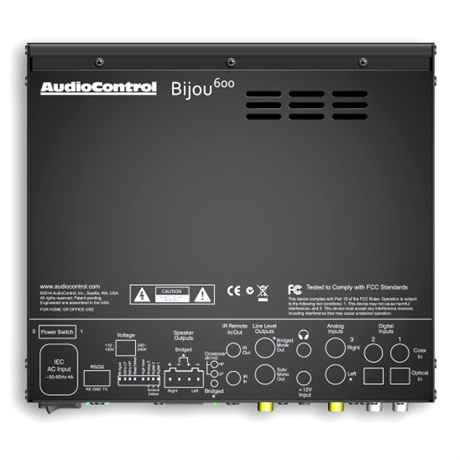 AudioControl 2 Channel Amp 2x100 w / Preamp VC (120v)